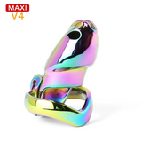 V4 Rainbow Steel Chastity Cage product photo 12 of | 3d-chastity