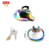 V4 Rainbow Steel Chastity Cage product photo 20 of | 3d-chastity