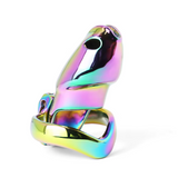 V4 Rainbow Steel Chastity Cage product photo 18 of | 3d-chastity