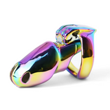 V4 Rainbow Steel Chastity Cage full kit | 3d-chastity