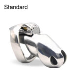 V4 Stainless Steel Chastity Cage size and shape | 3d-chastity