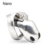 V4 Stainless Steel Chastity Cage lock and ring | 3d-chastity
