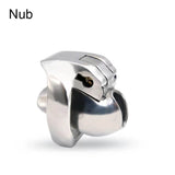 V4 Stainless Steel Chastity Cage side | 3d-chastity