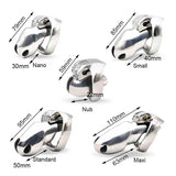 V4 Stainless Steel Chastity Cage rear | 3d-chastity