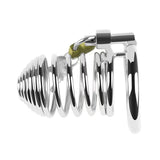 Vertical Multiple Loop Chastity Cage size and shape | 3d-chastity