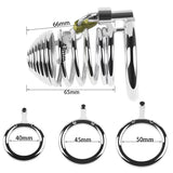 Vertical Multiple Loop Chastity Cage full kit | 3d-chastity
