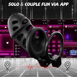 Vibrating Chastity Cage - App Control wearing | 3d-chastity