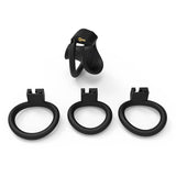 Vortex Negative Chastity Cage material finish close | 3d-chastity