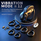 War Dragon Remote Control Vibration Chastity Cage wearing | 3d-chastity