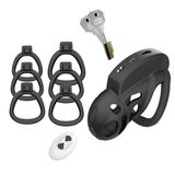 War Dragon Remote Control Vibration Chastity Cage front | 3d-chastity