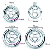 No Escape Chastity Cage with Belt rear | 3d-chastity