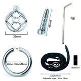 No Escape Chastity Cage with Belt product photo 11 of | 3d-chastity