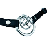 No Escape Chastity Cage with Belt side | 3d-chastity