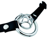 No Escape Chastity Cage with Belt material finish close | 3d-chastity
