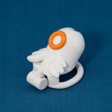 White Angel Chastity Cage front | 3d-chastity