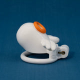 White Angel Chastity Cage rear | 3d-chastity