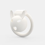 White Rabbit CB Chastity Cage lock and ring | 3d-chastity