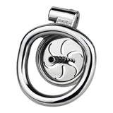 Wind and Fire Wheel Flat Chastity Lock size and shape | 3d-chastity