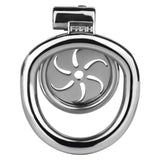 Wind and Fire Wheel Flat Chastity Lock wearing | 3d-chastity