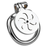 Wind and Fire Wheel Flat Chastity Lock side | 3d-chastity