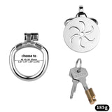 Wind and Fire Wheel Flat Chastity Lock full kit | 3d-chastity