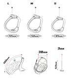 Wireless Remote Control Electric Shock Chastity Cage size and shape | 3d-chastity