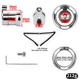 WrenchLock Negative Chastity Cage product photo 12 of | 3d-chastity