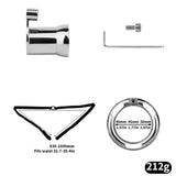 WrenchLock Negative Chastity Cage product photo 11 of | 3d-chastity