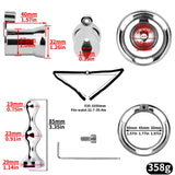 WrenchLock Negative Chastity Cage product photo 13 of | 3d-chastity