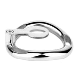 Zeus' Eye Flat Chastity Cage material finish close | 3d-chastity
