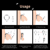 Zeus' Eye Flat Chastity Cage product photo 15 of | 3d-chastity