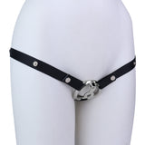 Zeus' Eye Flat Chastity Cage lock and ring | 3d-chastity
